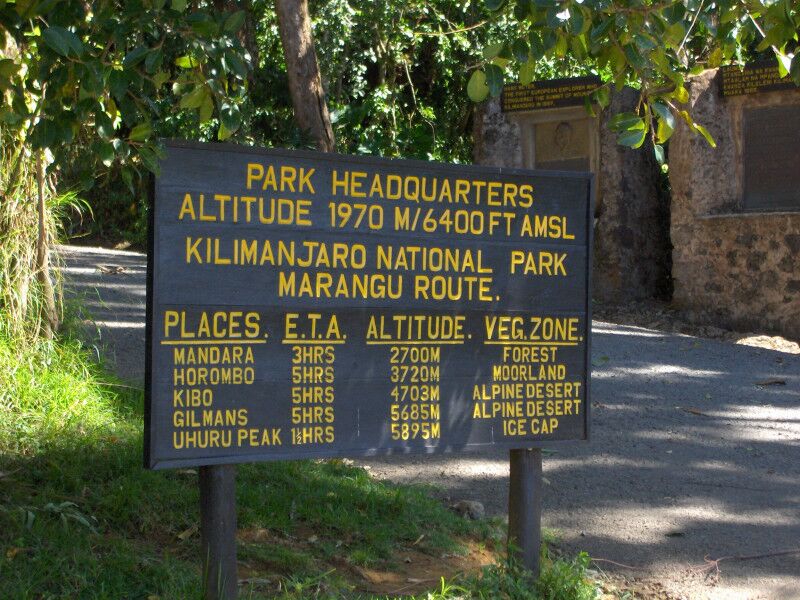 Voie Marangu 5 jours (1/5) | Marangu Gate (1 860 m) - Mandara Huts (2 720 m)