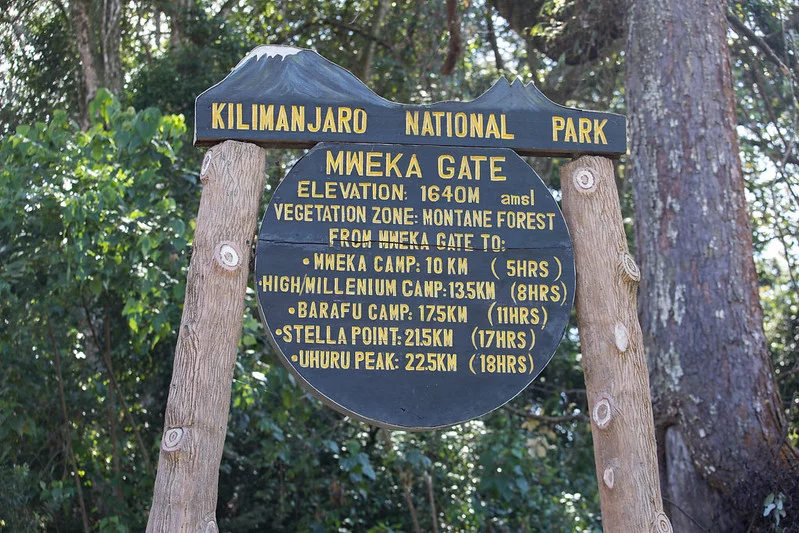 Voie Machame 6 jours (6/6) | Millennium Camp (3 820 m) - Mweka Gate (1 640 m) - Hôtel