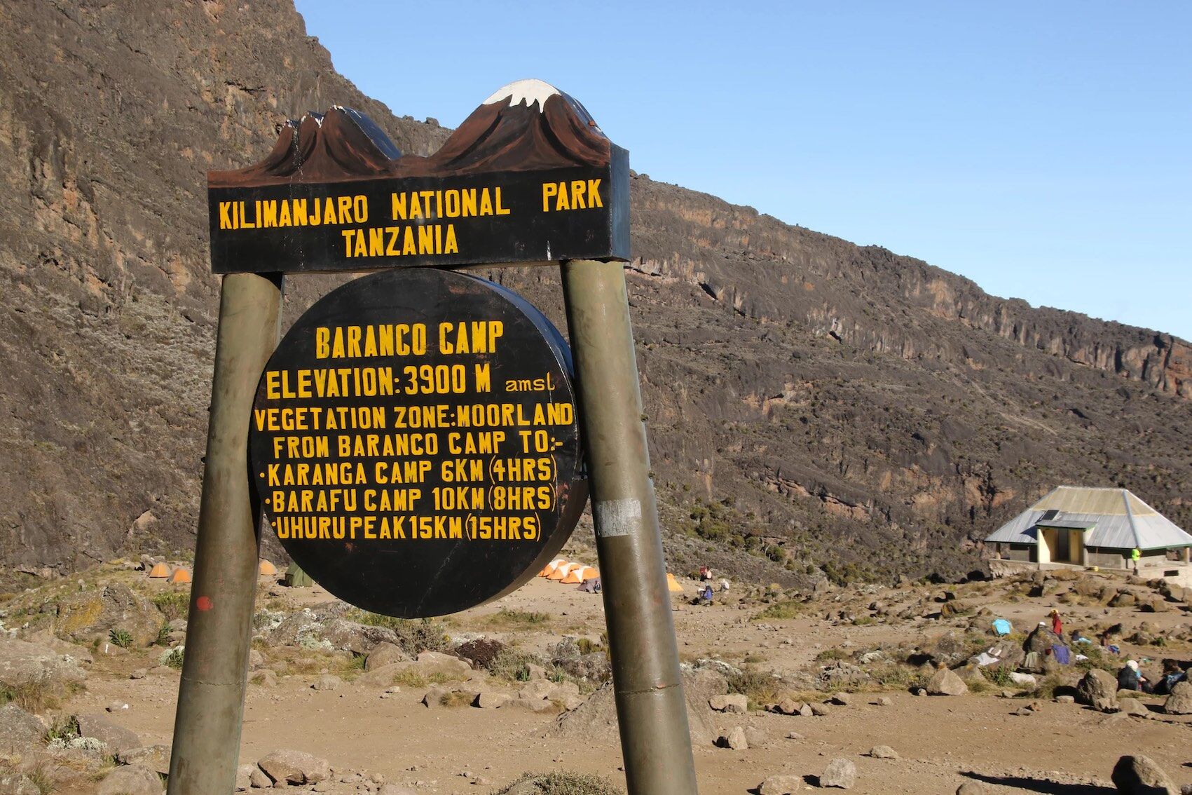 Voie Umbwe (2/6) | Umbwe Cave Camp (2 900 m) - Barranco Camp (3 950 m)