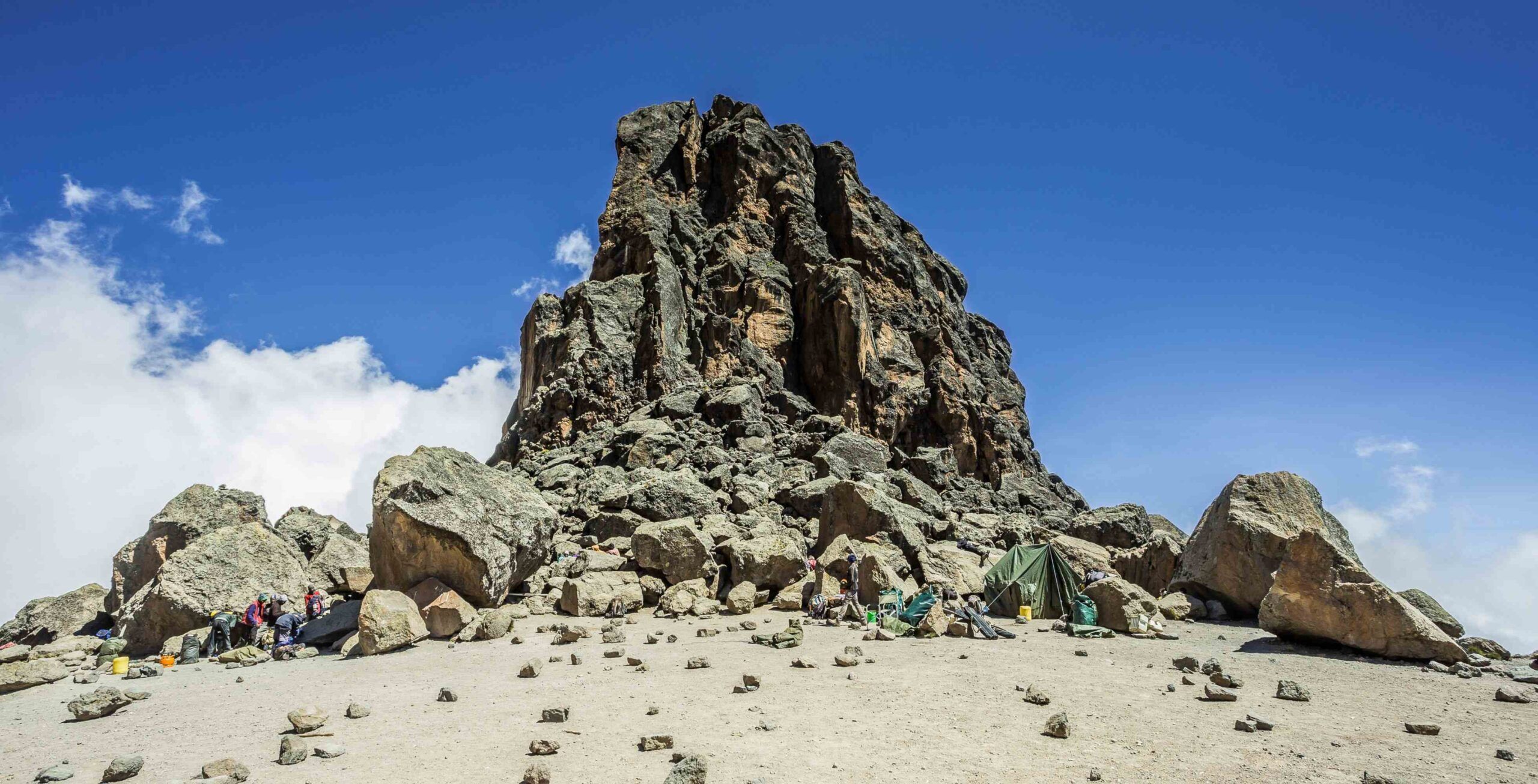 Voie Circuit Nord (4/8) | Lava Tower (4 630 m) - Buffalo Camp (3 995 m)